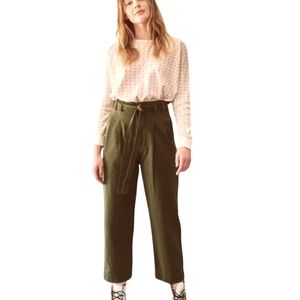 New with Tags Valerie Stevens Olive Green Capri Pants size 10